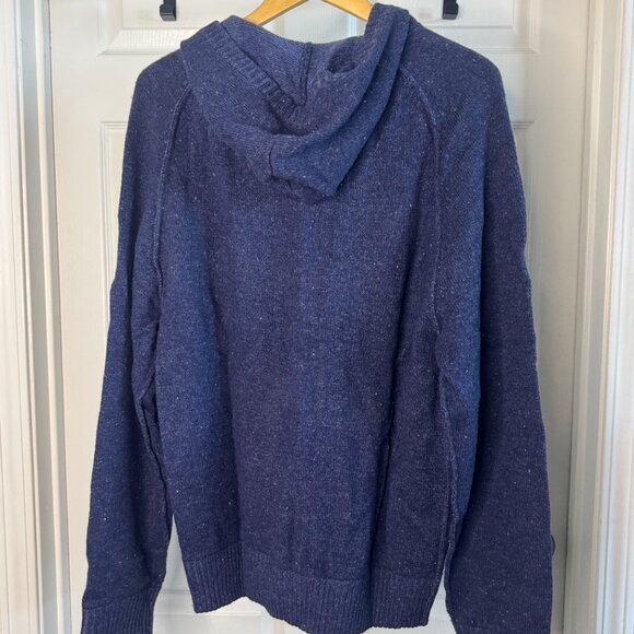 Joseph Abboud Wool Blend Speckled Zip Hoodie XXL - Picture 3 of 4